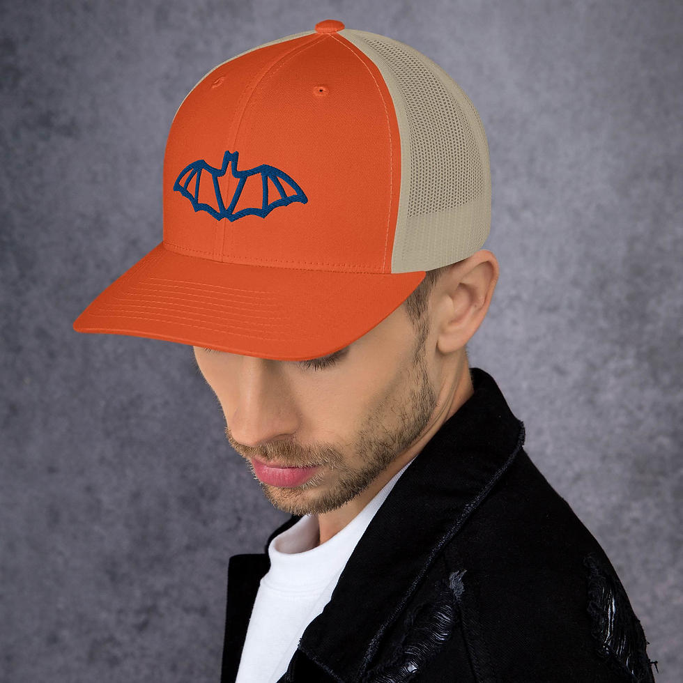 Thumbnail: Trucker Cap With a Bat In the Front