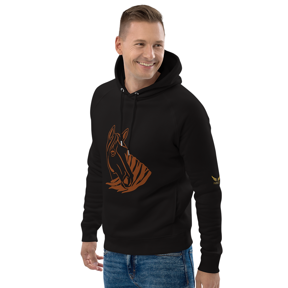 Thumbnail: Unisex pullover hoodie - With A Horse Design On It