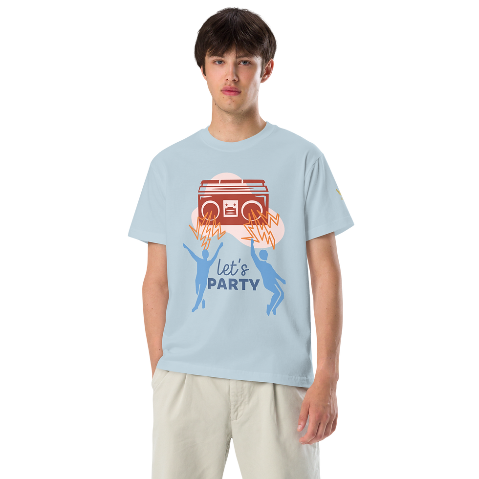 Thumbnail: Lightweight cotton t-shirt - For Party Time