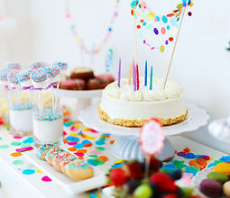 festa de aniversário colorido