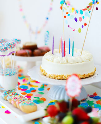 bunte Geburtstagsparty