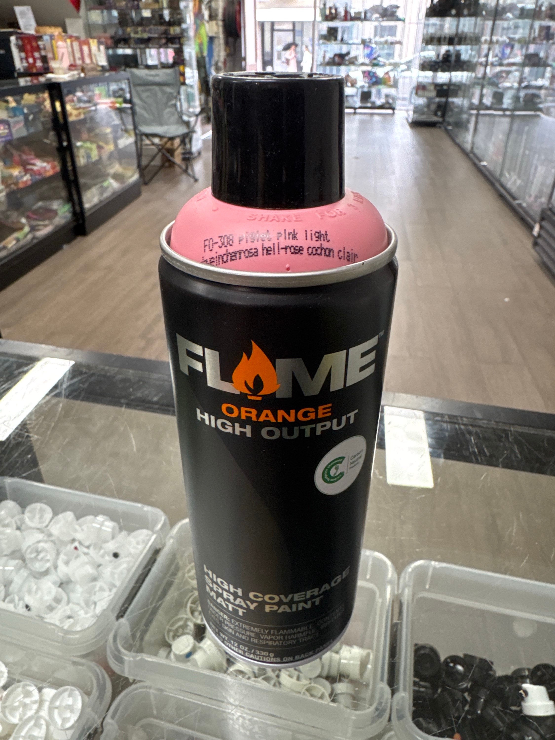 Flame Orange Piglet Pink Light 308
