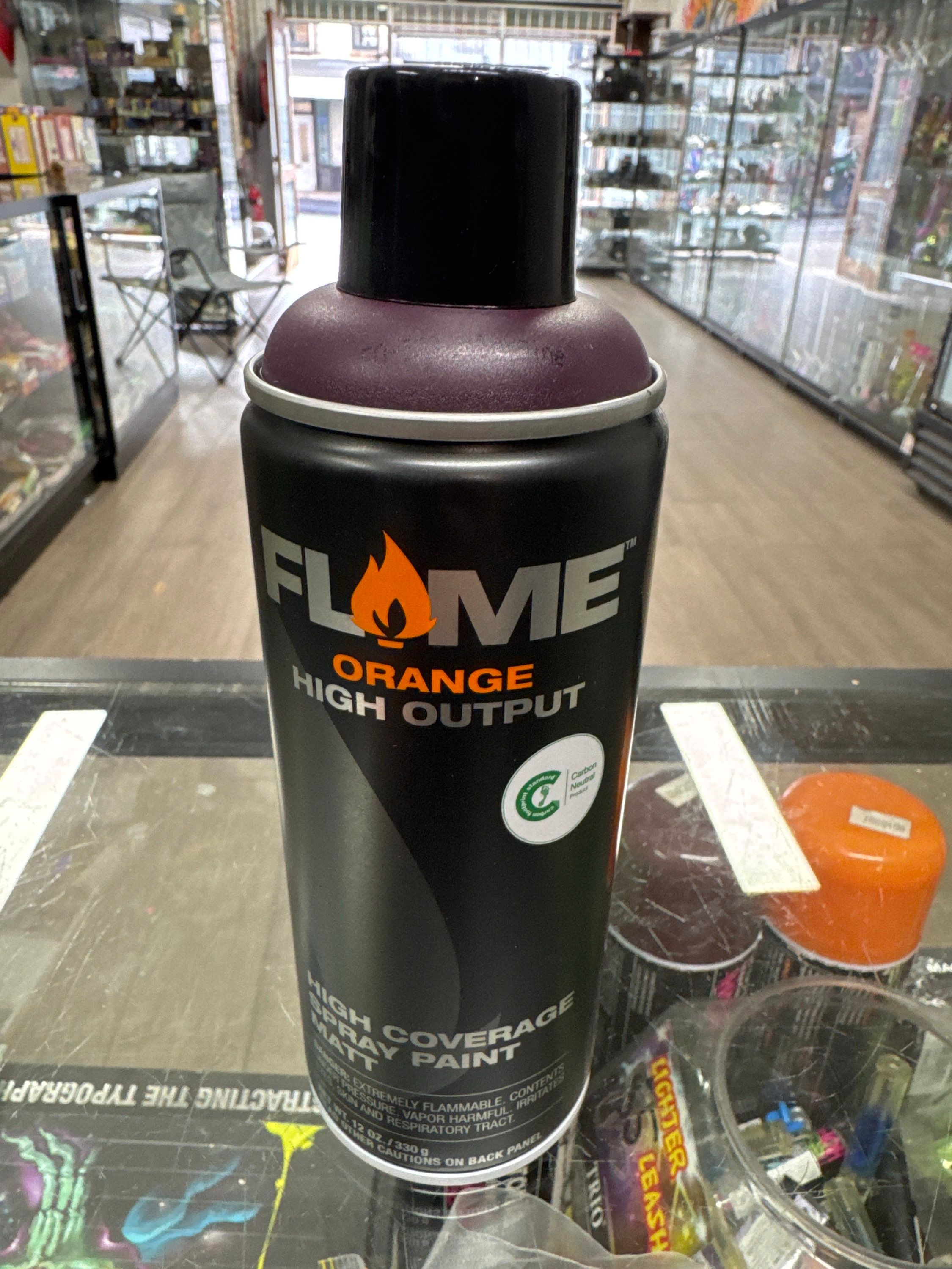 Flame Orange Aubergine 322