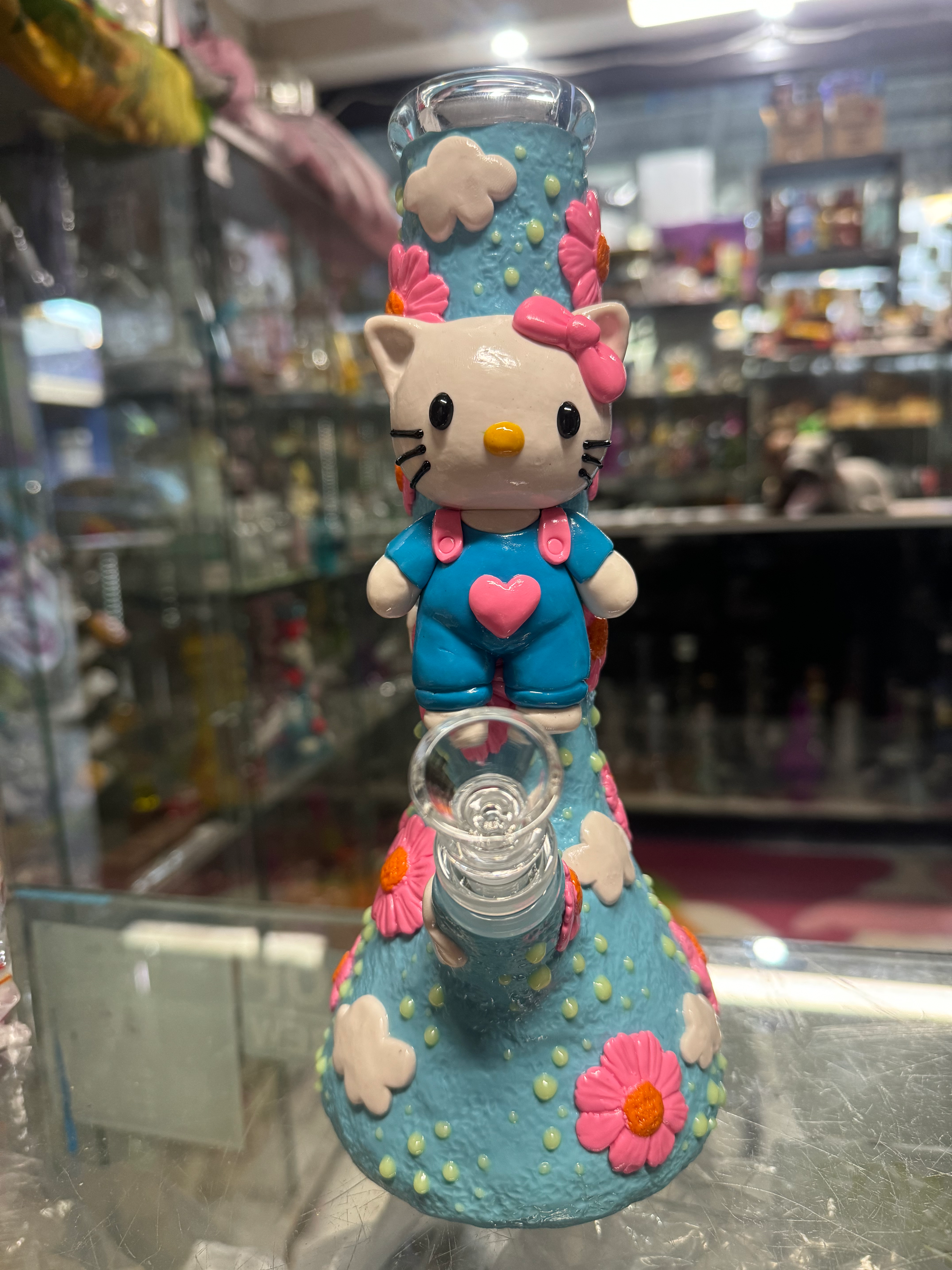 Hello Kitty Blue Flower 🌺 24cm Beaker