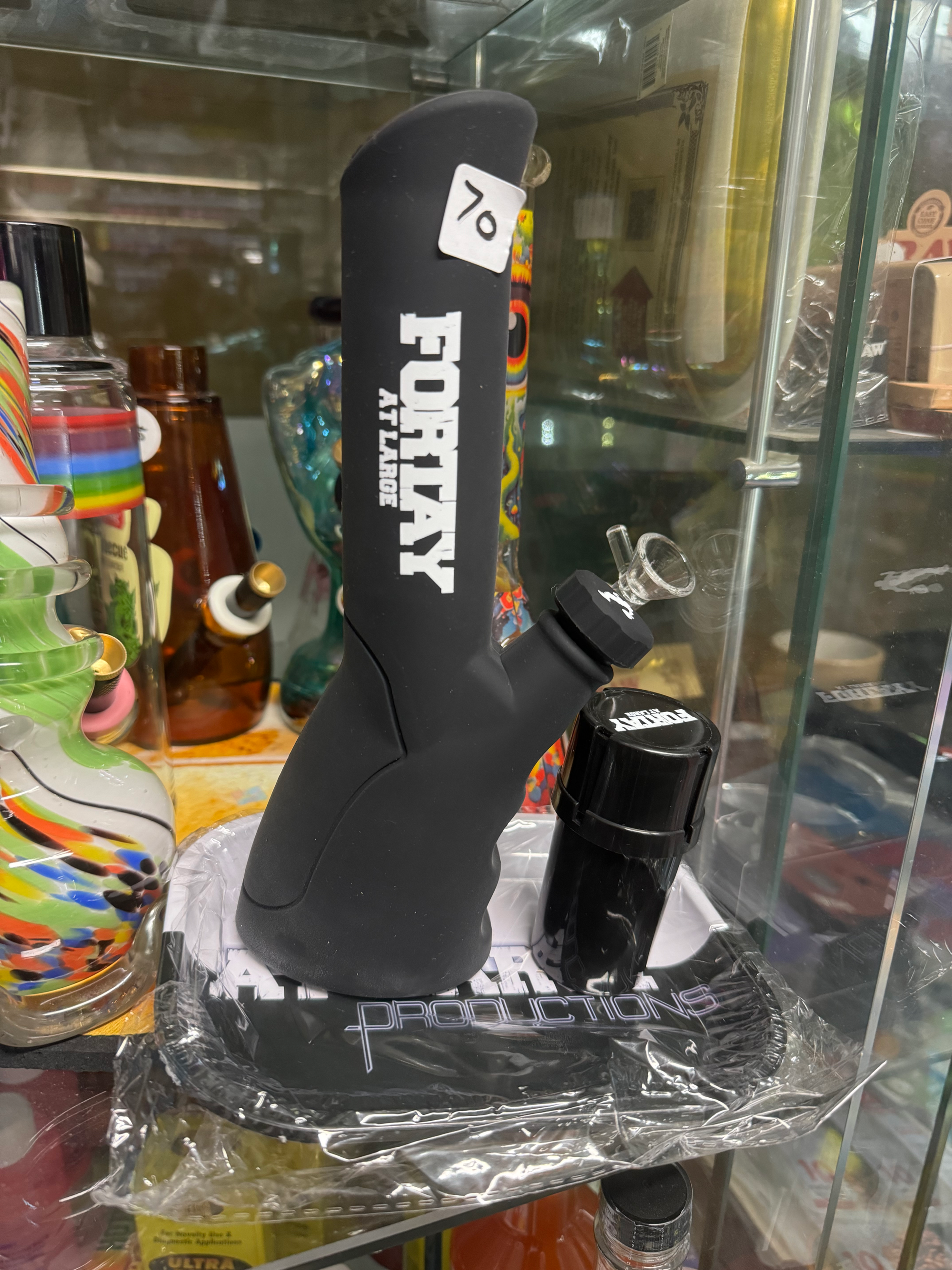 Fortay silicon bong with grinder and tray