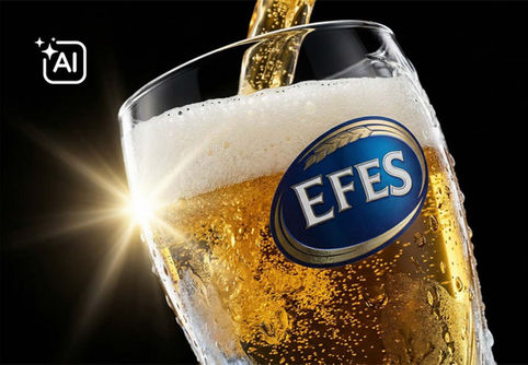Client EFES | AI Beer Commercial | Tabletop Beverage Ad
