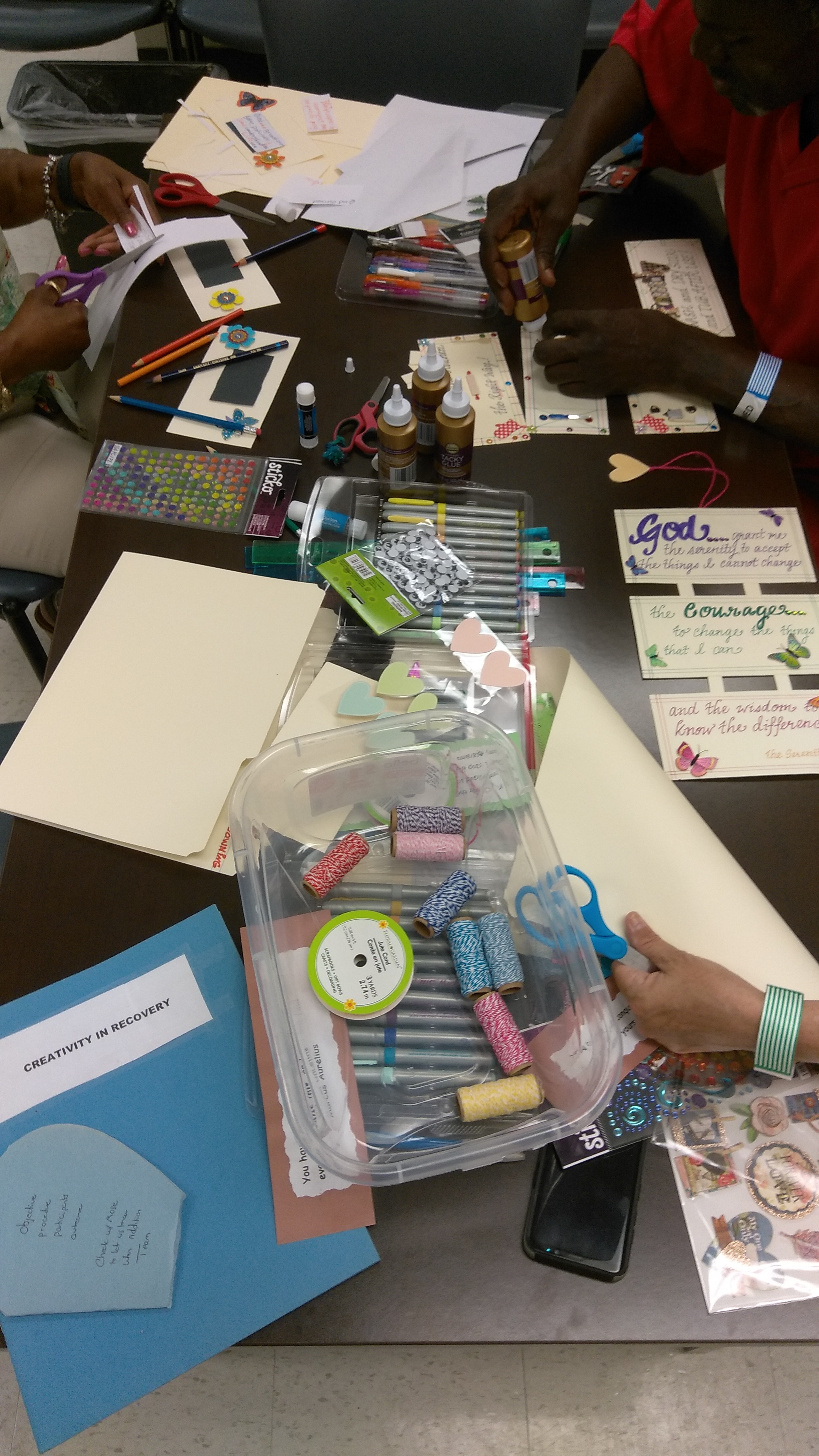 Creativity in Rcovery Group