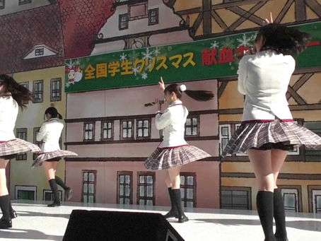 地下アイドルNEO☆学院 清純派アイドルが制服姿にプリーツのミニスカートでパンチラ