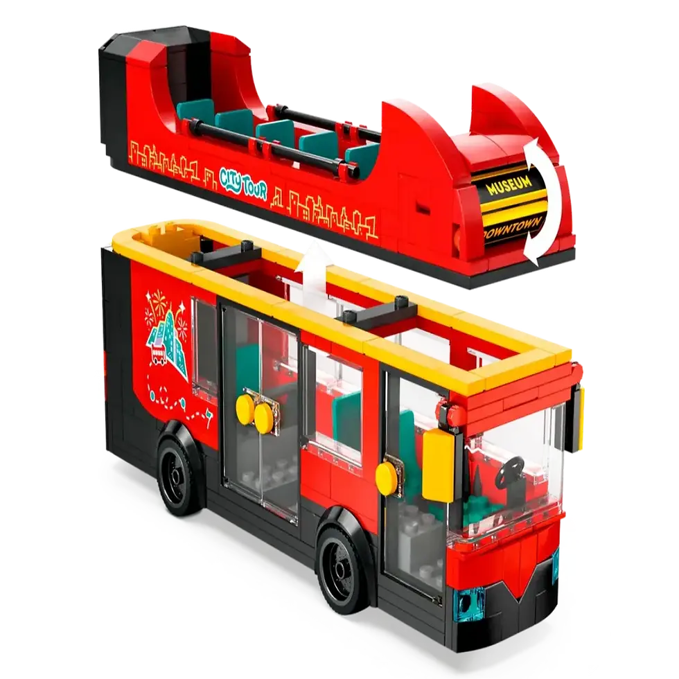 Thumbnail: Lego 60407 City Red Double-Decker Sightseeing Bus (384 Pieces)