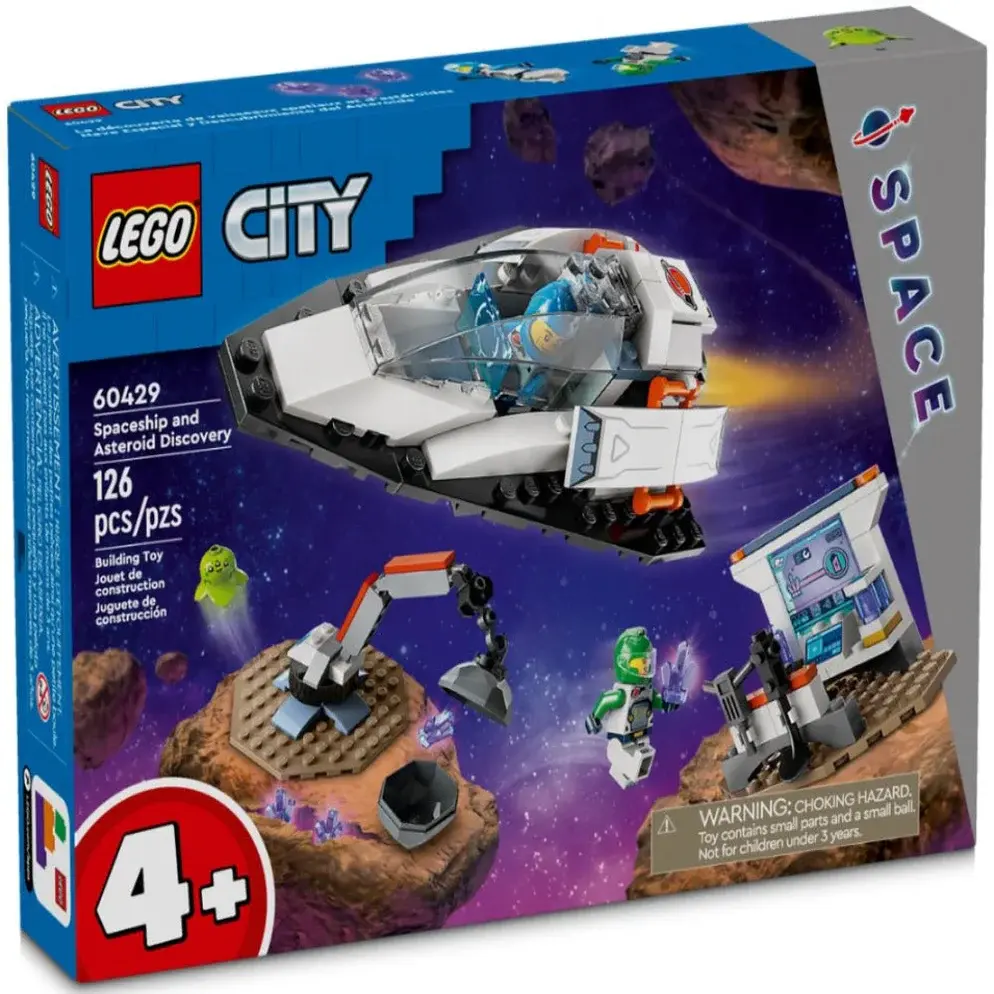 Lego 60429 City Spaceship And Asteroid Discovery (126 Pieces)