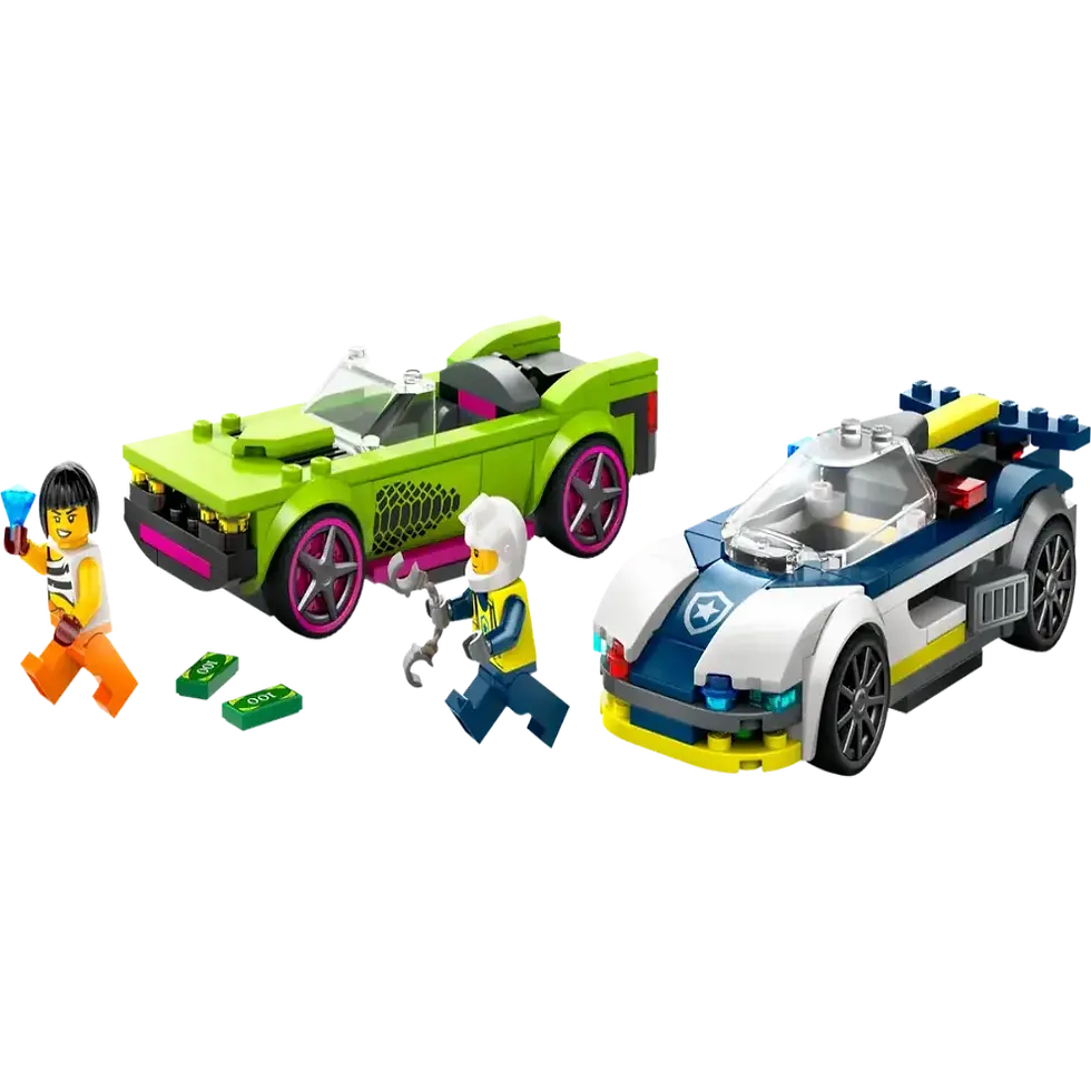 Thumbnail: Lego 60415 City Police Car And Muscle Car Chase (213 Pieces)
