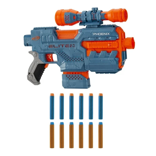 Nerf Elite 2.0 Phoenix CS-6 Motorized Blaster | Green Turtle