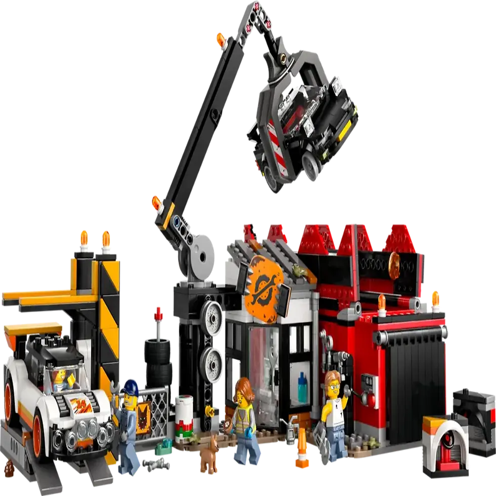 Thumbnail: Lego 60472 City Scrapyard with Cars (871 Pieces)