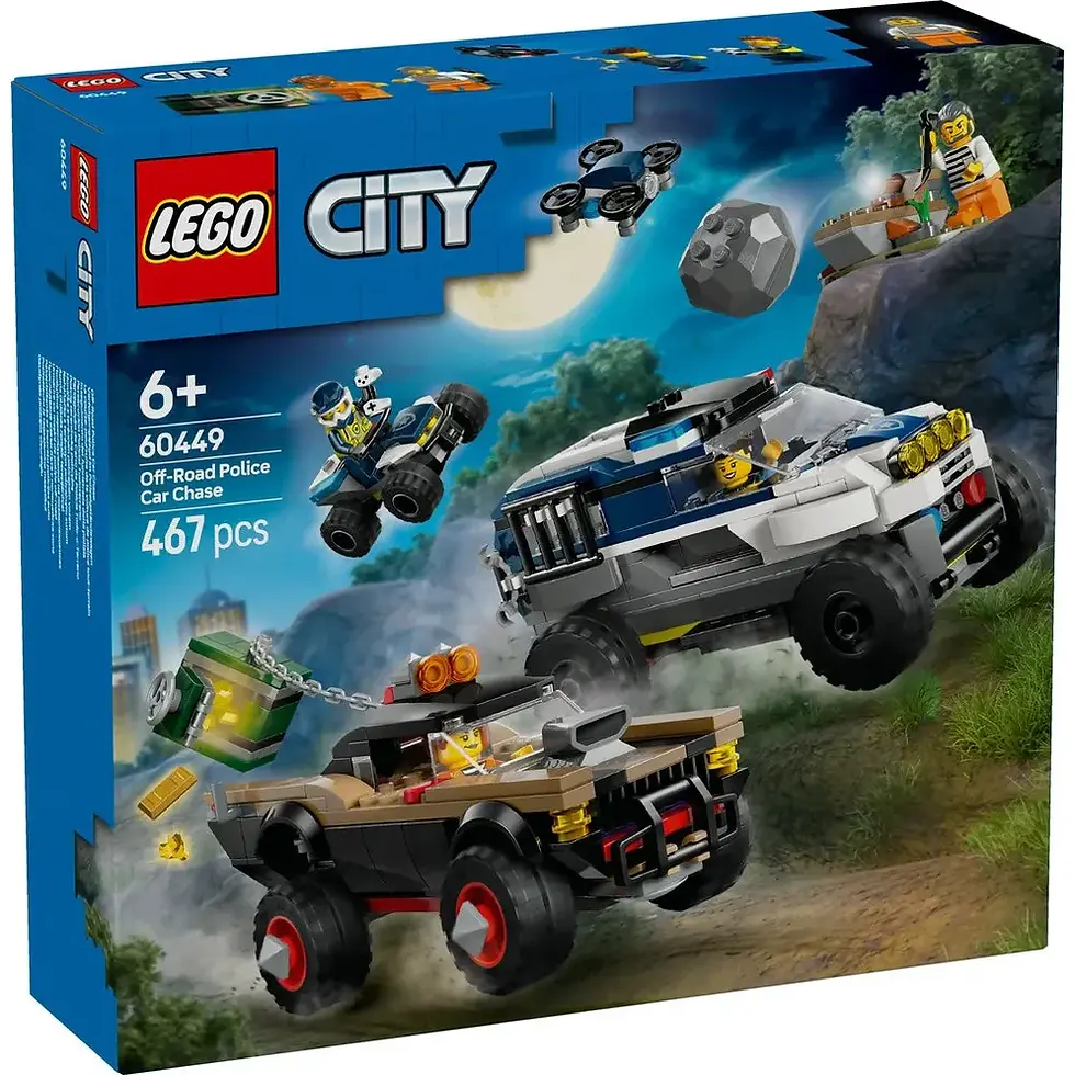 Lego 60449 City Off-Road Police Car Chase (467 Pieces)