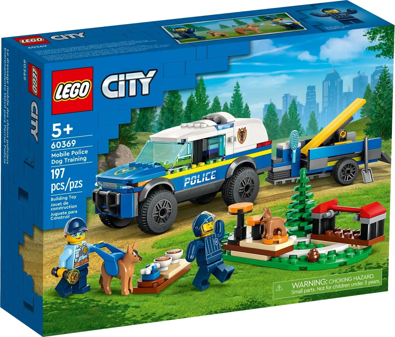 LEGO City 60369 Mobile Police Dog Training