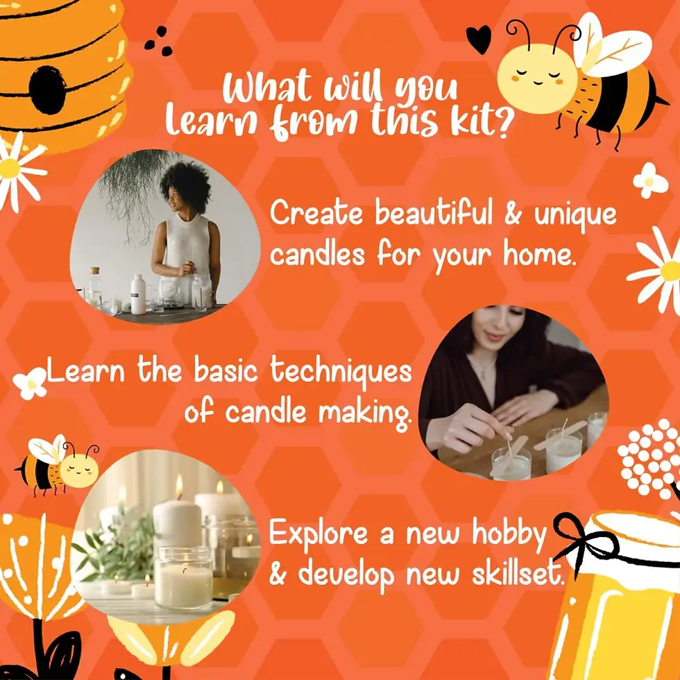 Thumbnail: Kalakaram Pure and Natural Beeswax Aroma Candle Making Kit