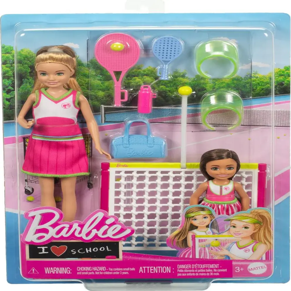 Barbie Stacie & Chelsea Tennis Playset