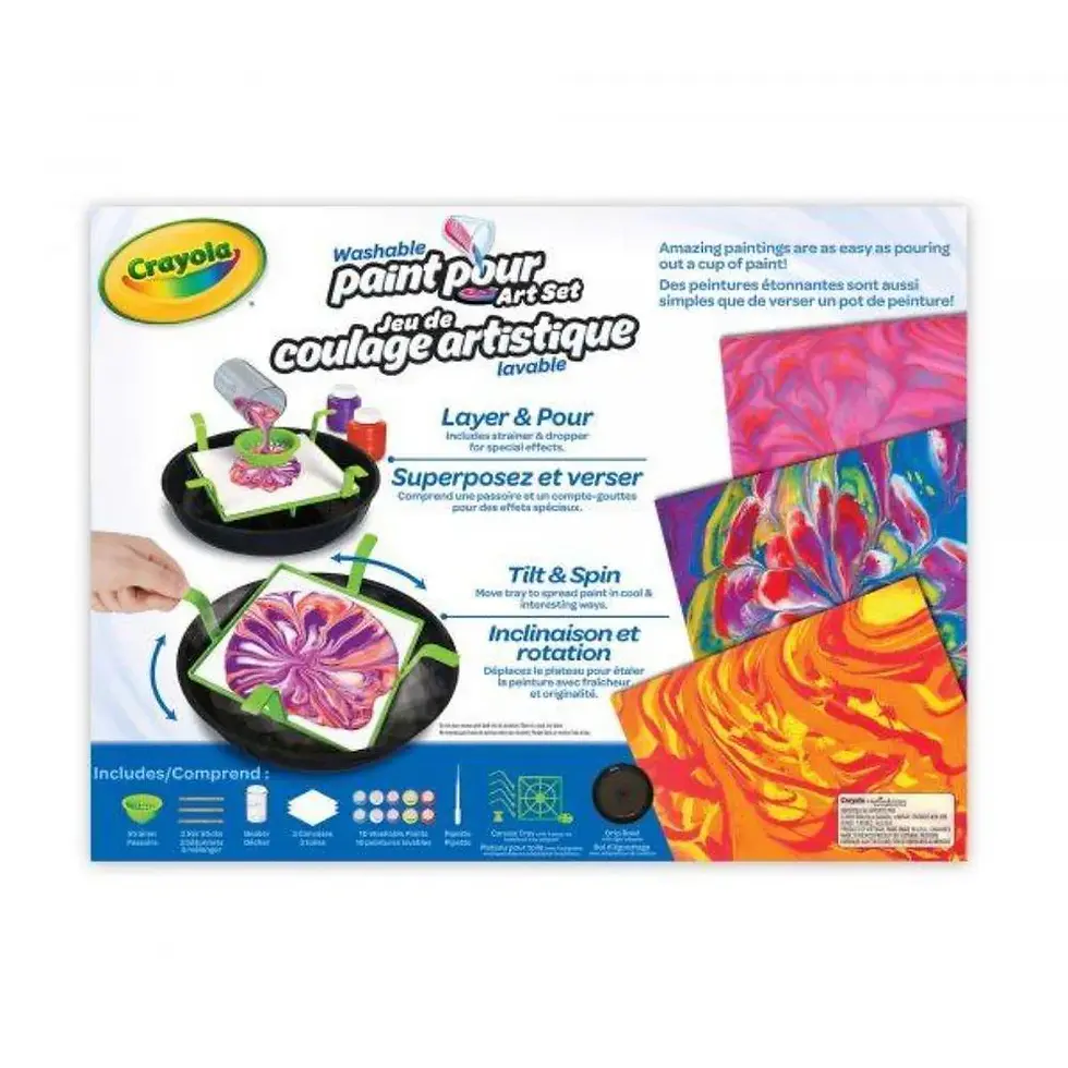 Thumbnail: Crayola Washable Paint Pour Art Set