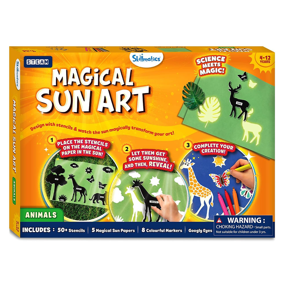 Thumbnail: Skillmatics Magical Sun Art - STEM Craft Kit for Kids, Design with Sun