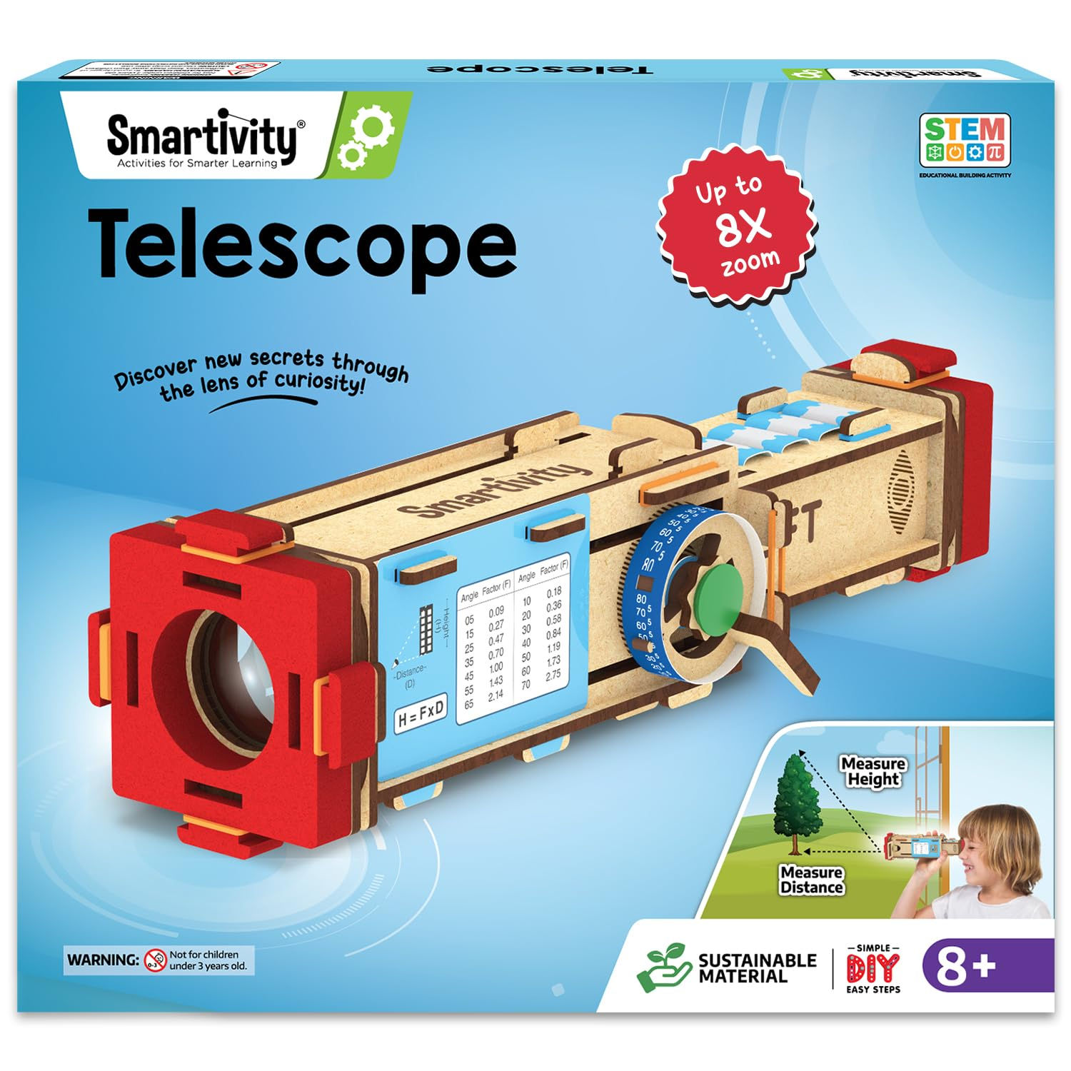 Smartivity Telescope Toy for Kids | Measure Hei