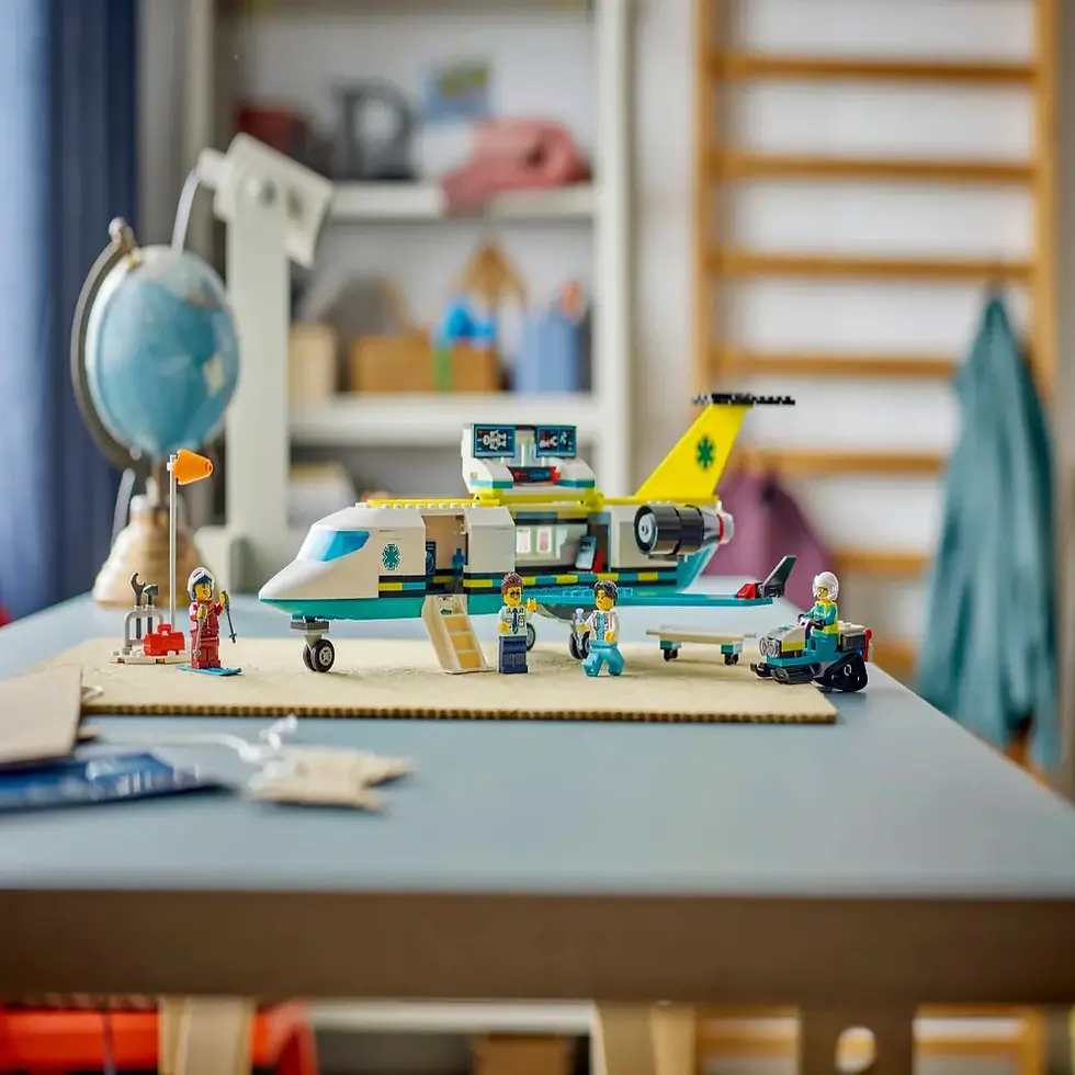 Thumbnail: Lego 60465 City Emergency Air Ambulance Airplane (403 Pieces)