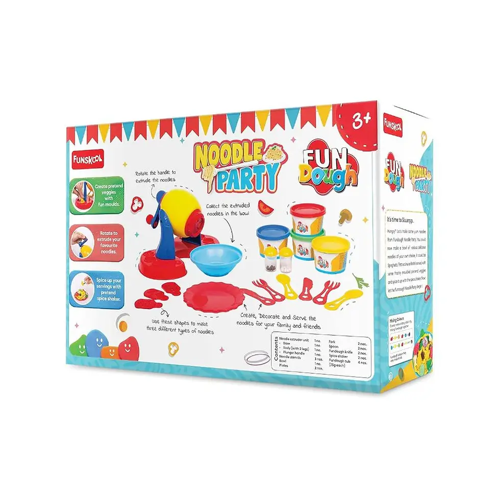 Thumbnail: Funskool Fundough Noodle Party Playset