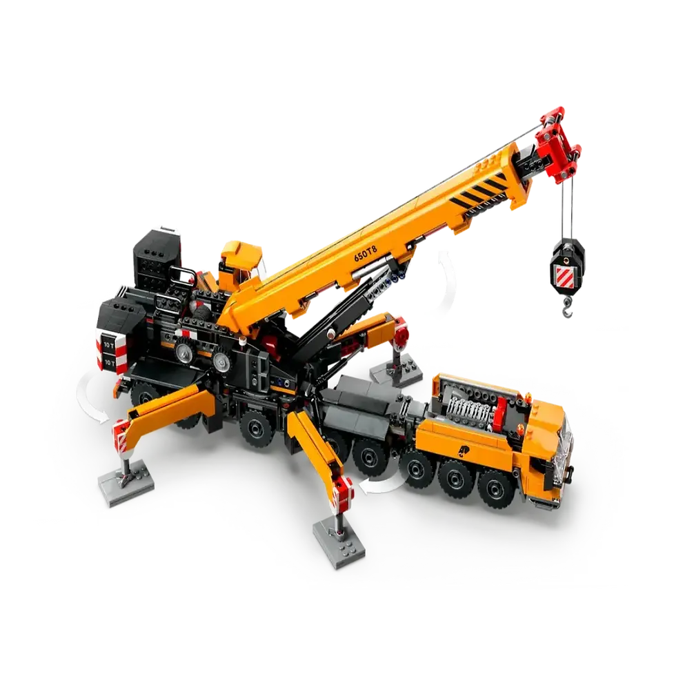 Thumbnail: Lego 60409 City Yellow Mobile Construction Crane (1116 Pieces)