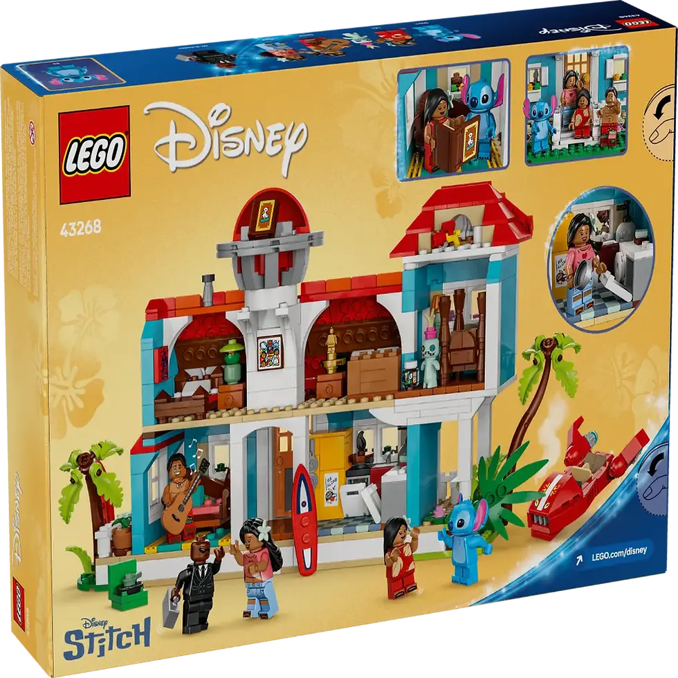 Thumbnail: Lego 43268 Disney Lilo And Stitch Beach House (834 Pieces)