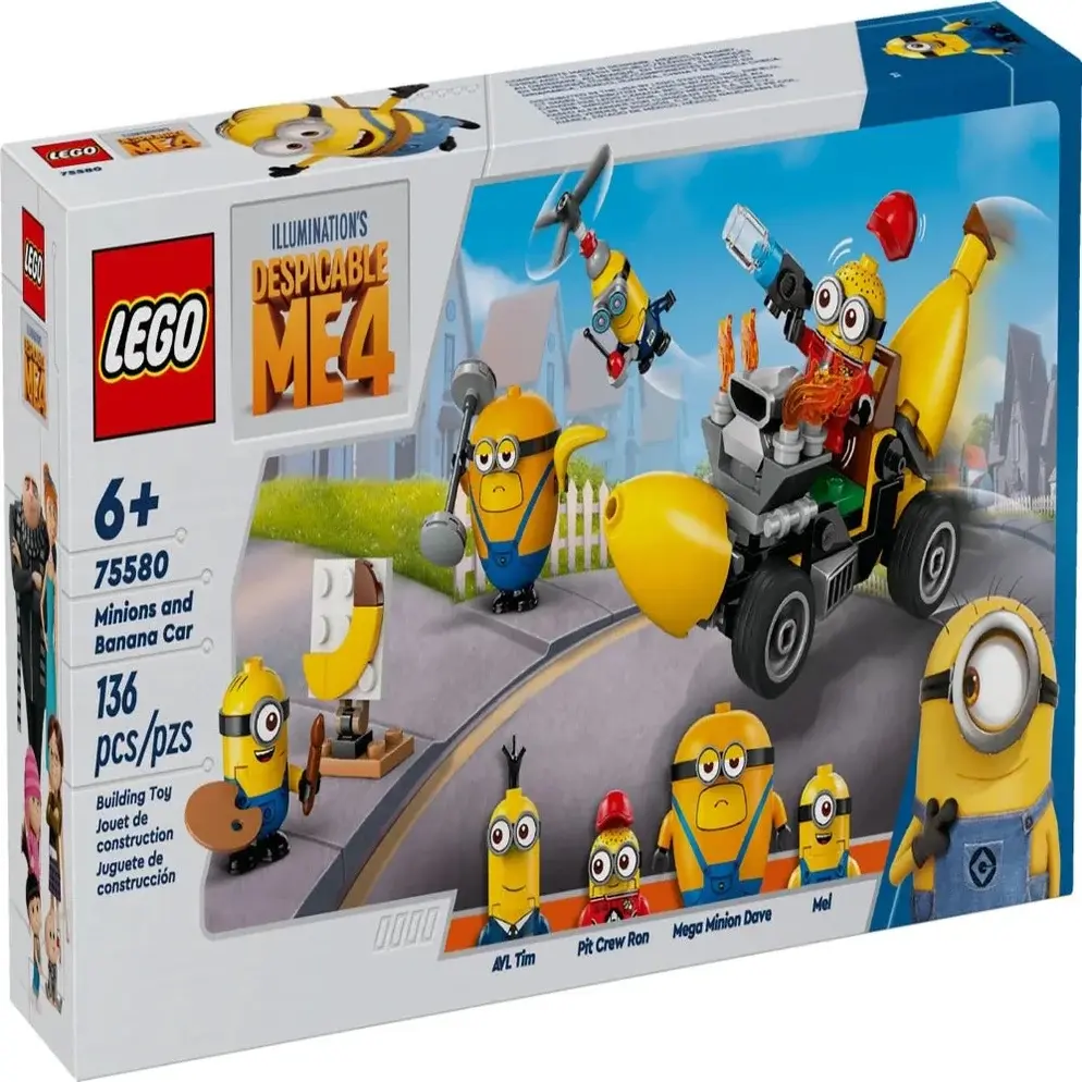 Lego 75580 Despicable Me Minions And Banana Car (136 Pieces)