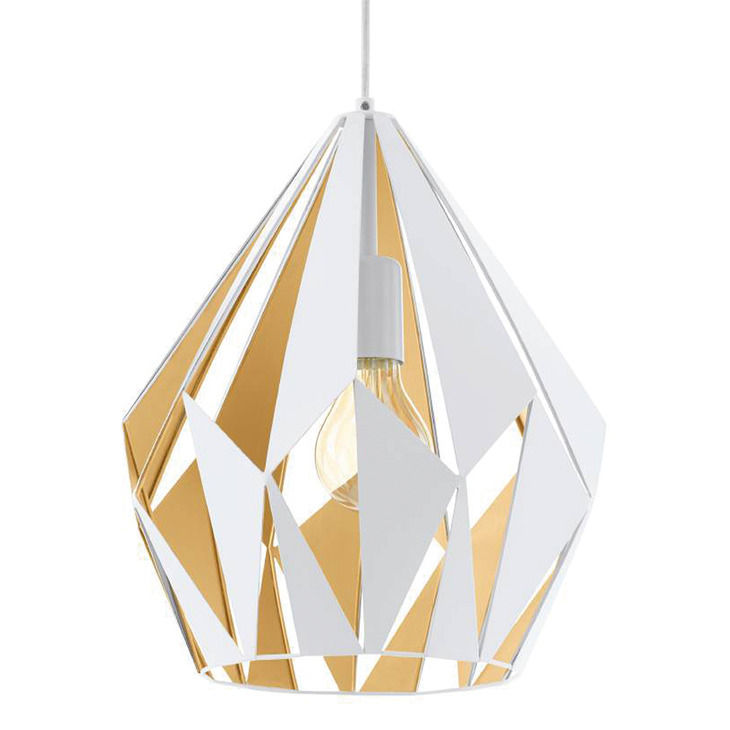 Thumbnail: Single Pendant Light, Rated IP20, Dimensions (Height x Ø): 1100 x 310 mm, Carlto
