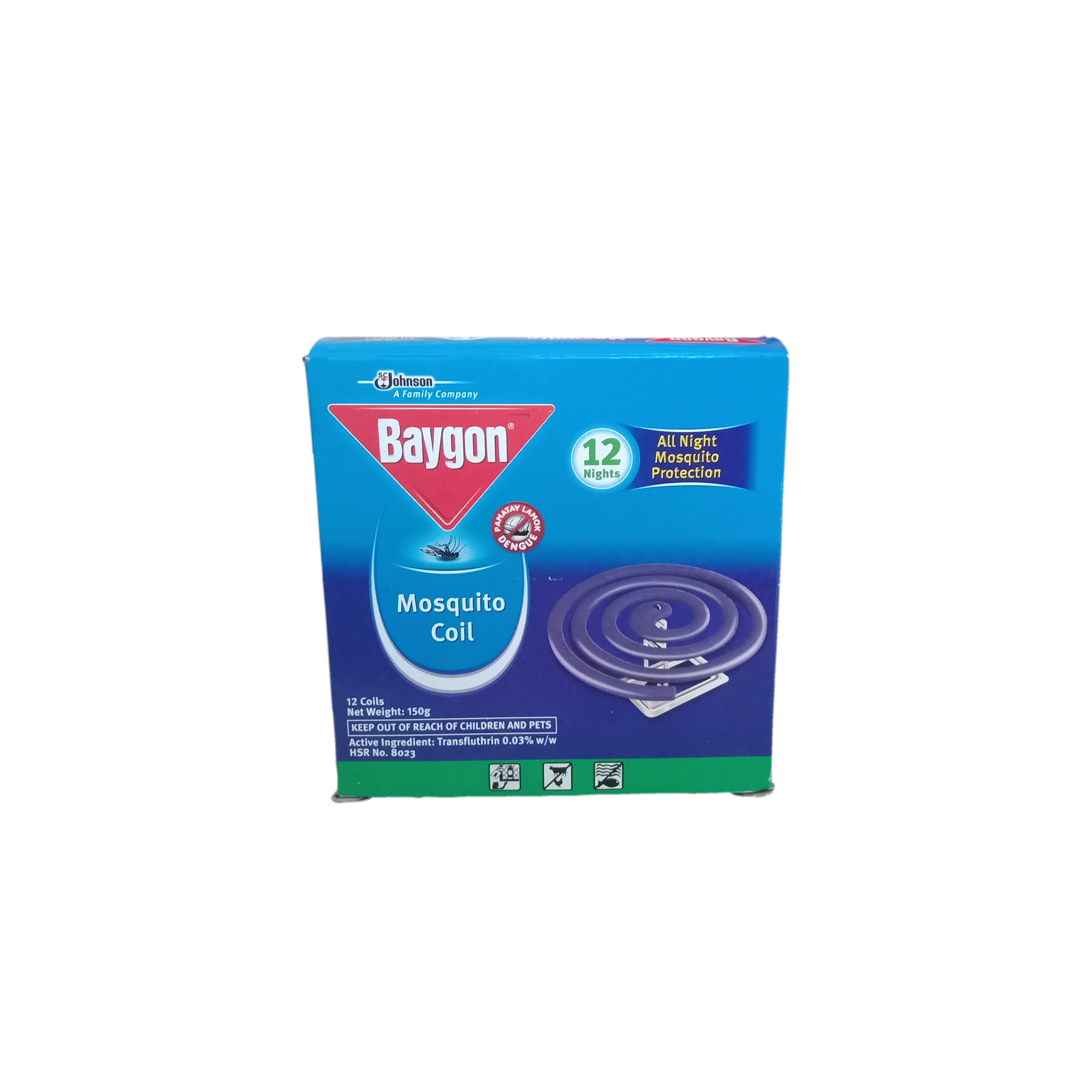 Baygon Anti-Dengue Mosquito Coil with Lavander Scent