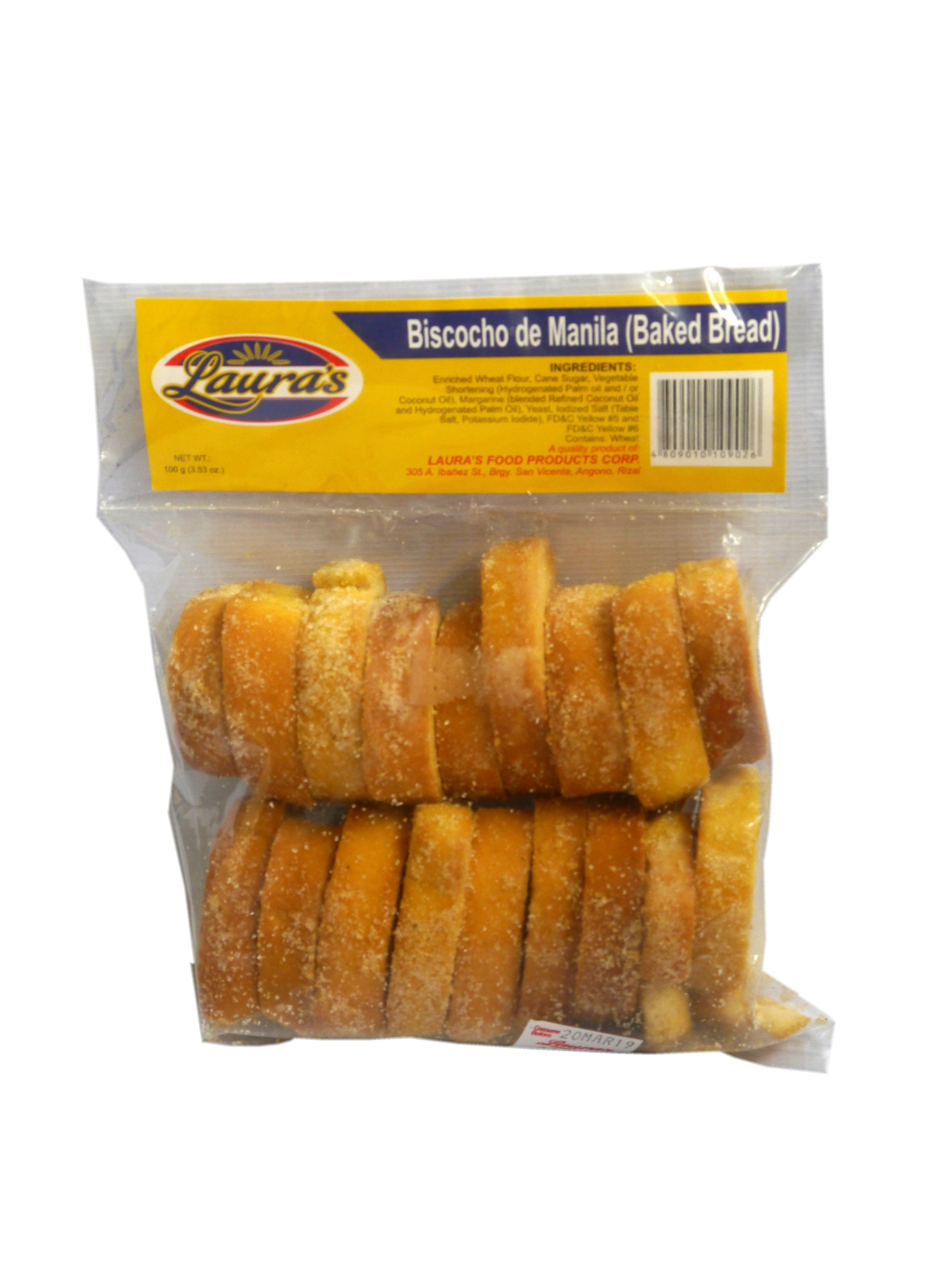 Laura's Biscocho de Manila (baked bread) 100g