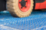 Forklift tyre Cleaning