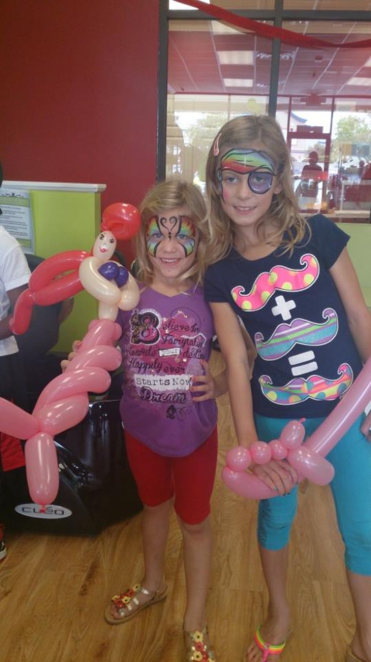 Girly balloon art