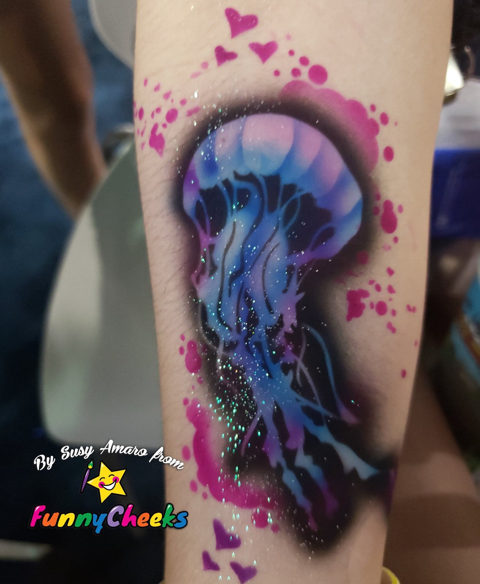 Gelly Fish Airbrush Tattoo Orlando