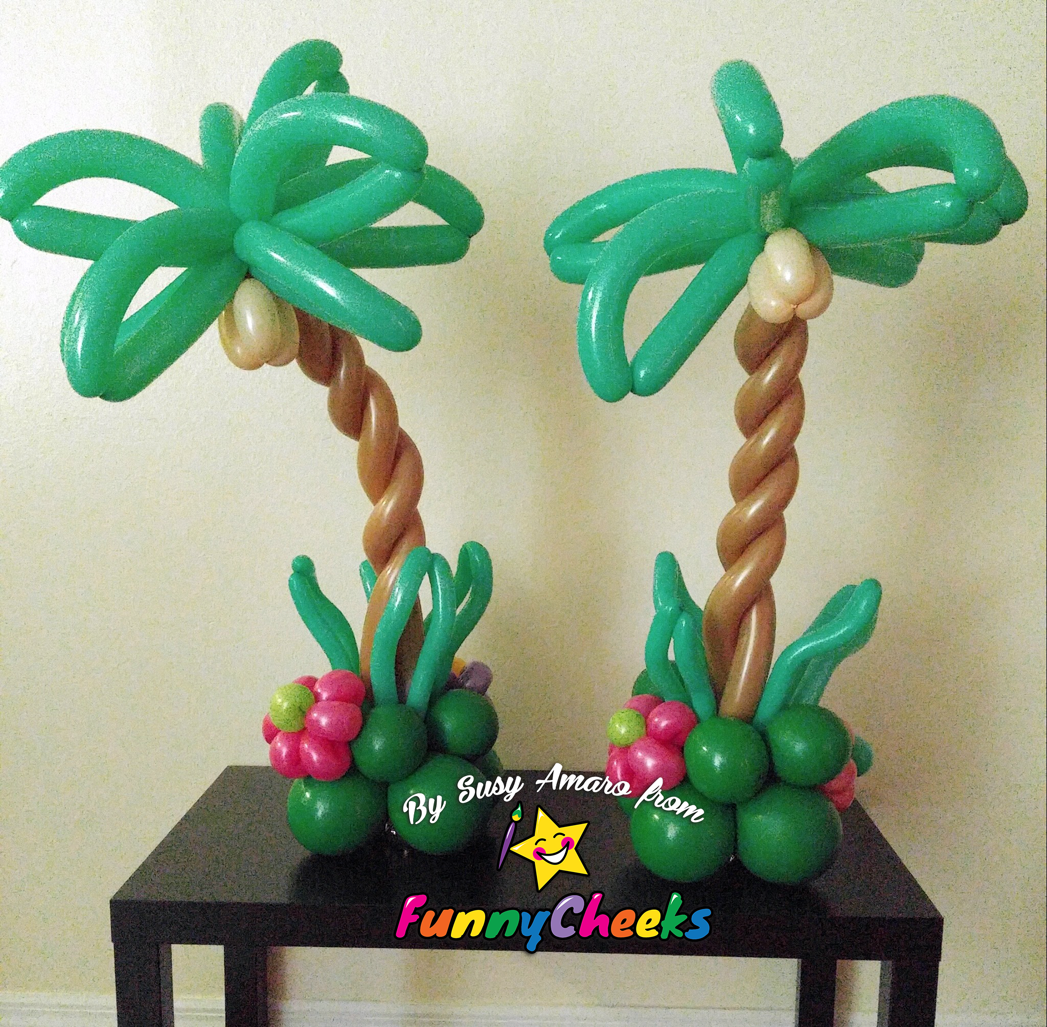 Palm tree center pieces Orlando
