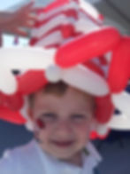cat in the hat balloon art