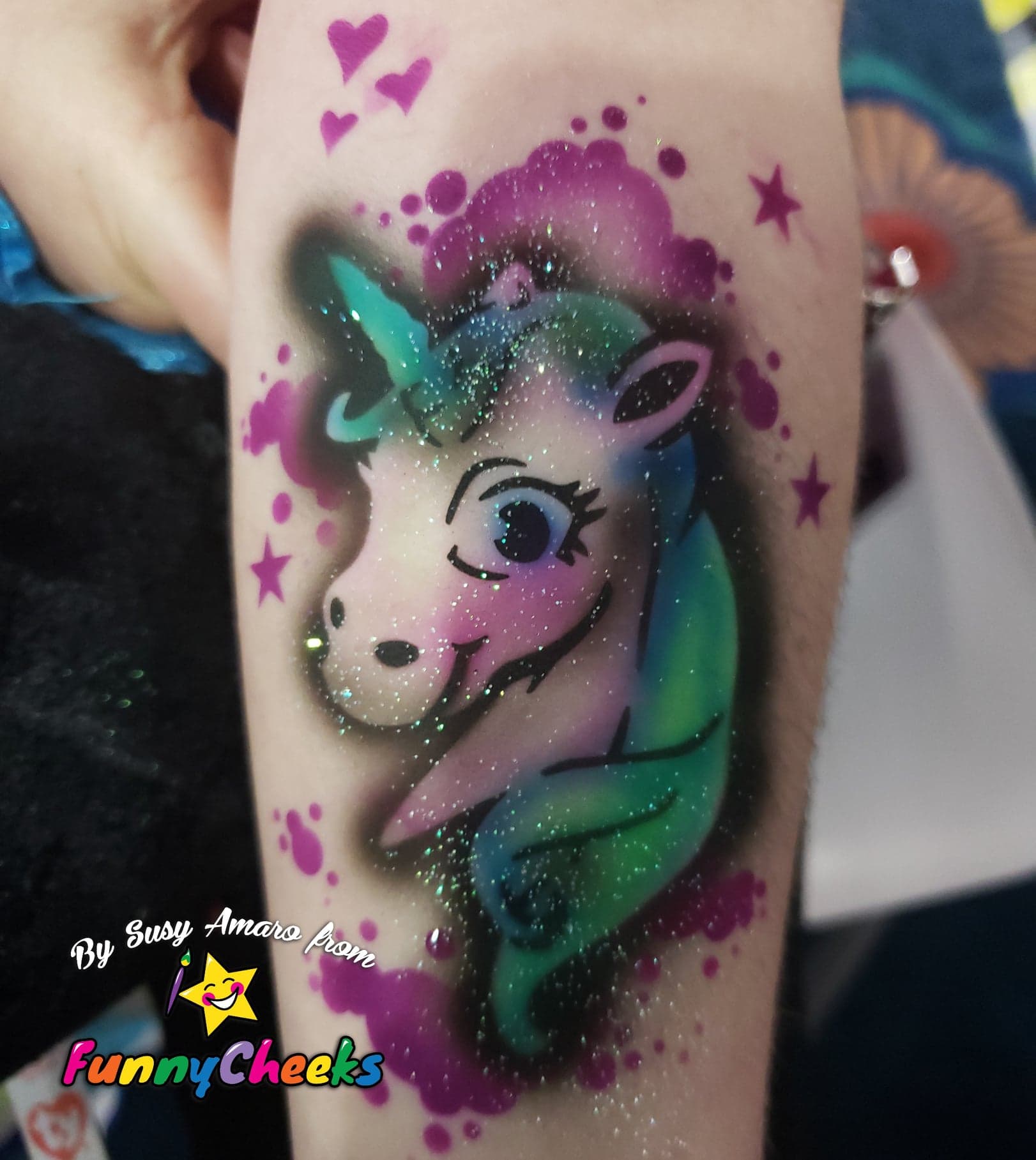 Unicorn Airbrush Tattoo Orlando