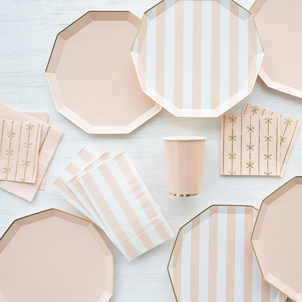Bonjour Fête Paper Plates