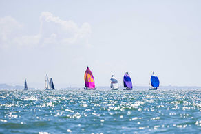 Tight racing, light breeze, and plenty of character