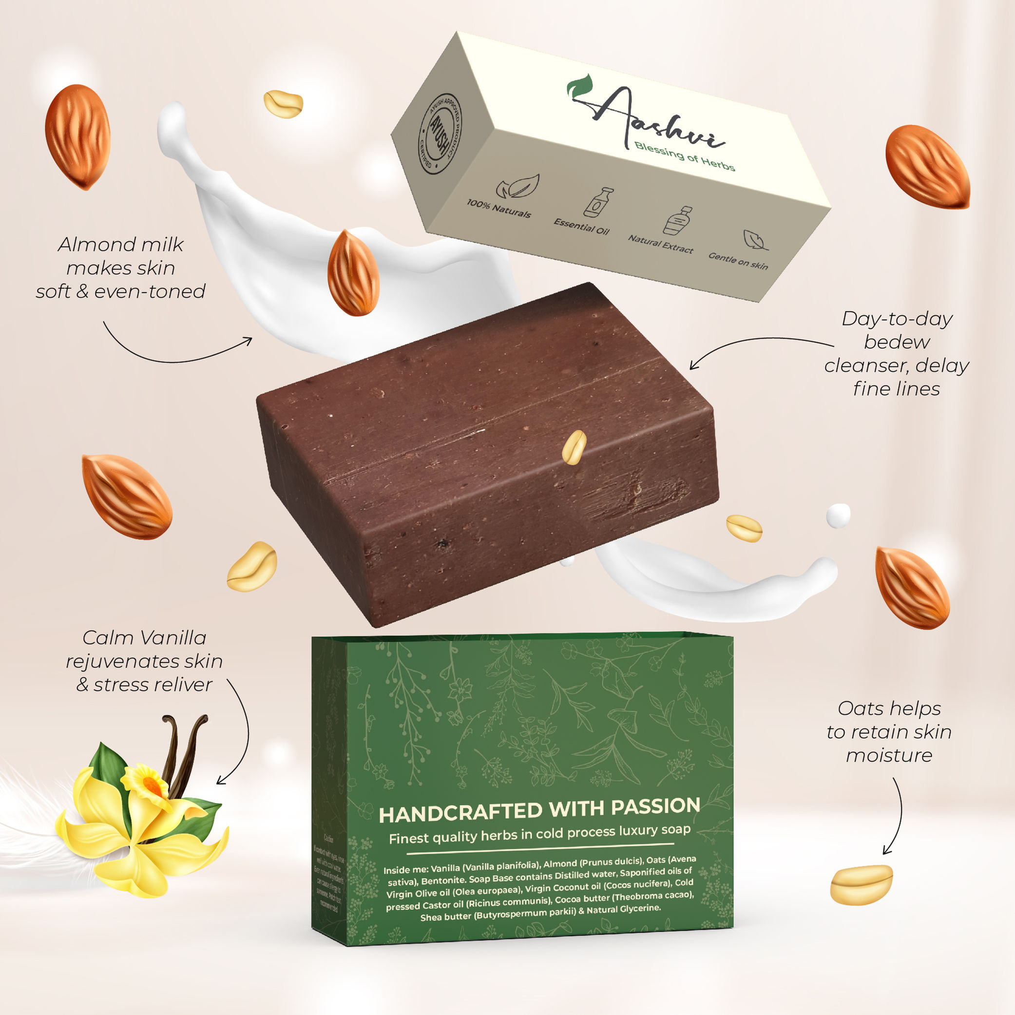 Vanilla Almond Oat Soap