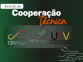 UFV, TECNOPARQ E CICLO EMPREENDEDOR UNIVERSITÁRIO CELEBRAM ACORDO DE COOPERAÇÃO TÉCNICA