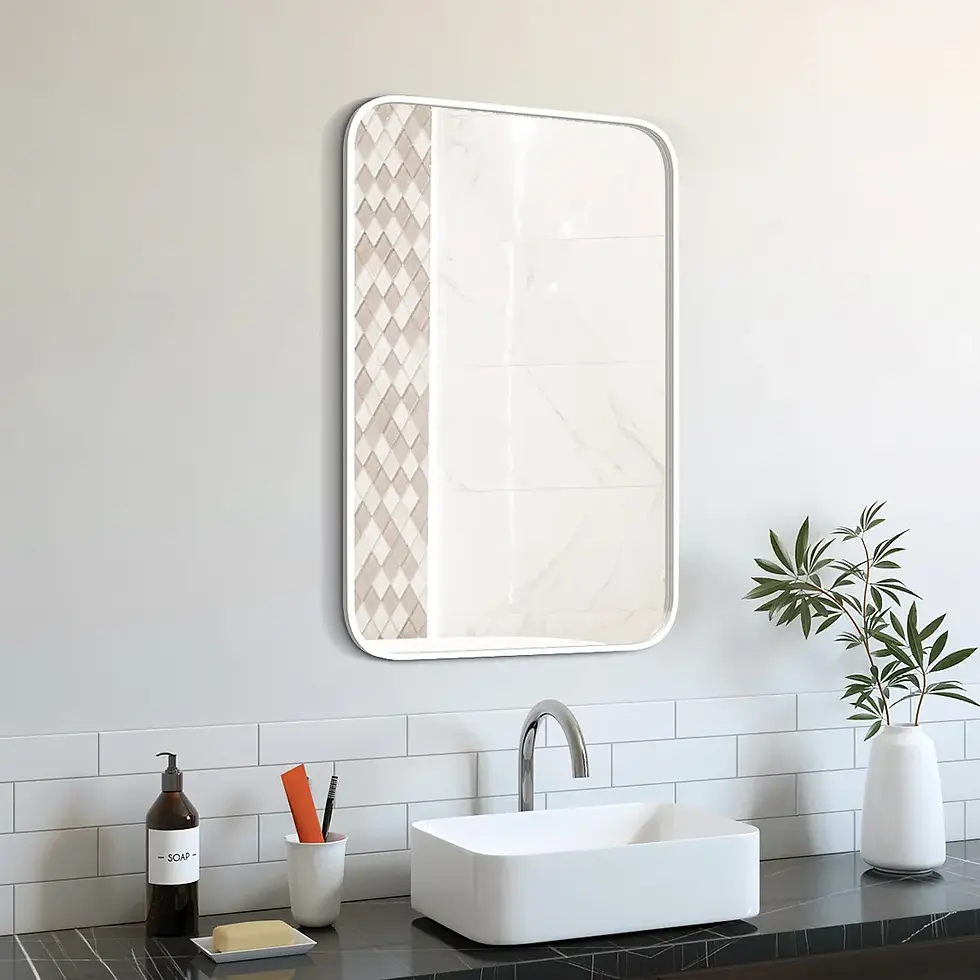 Thumbnail: Bain Signature - Rectangular Rounded-Corner Mirror - 24x36"