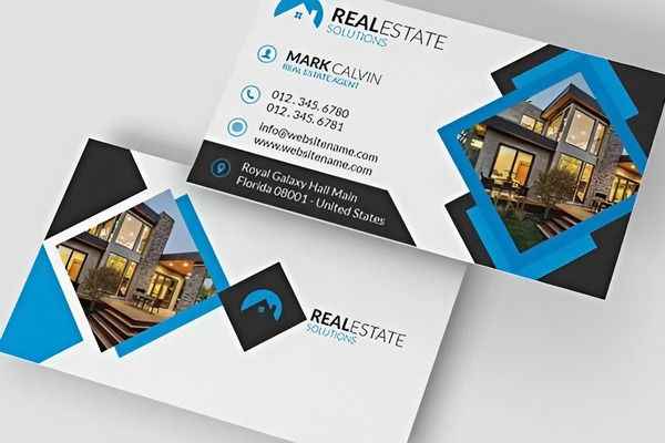 Card visit công ty bất động sản phong cách hiện đại
