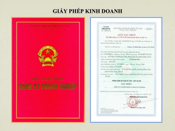 nội dung giấy phép kinh doanh