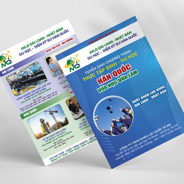 Mẫu 10 tờ rơi du học