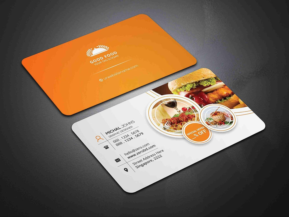 Những lưu ý khi thiết kế và gia công khi in card visit