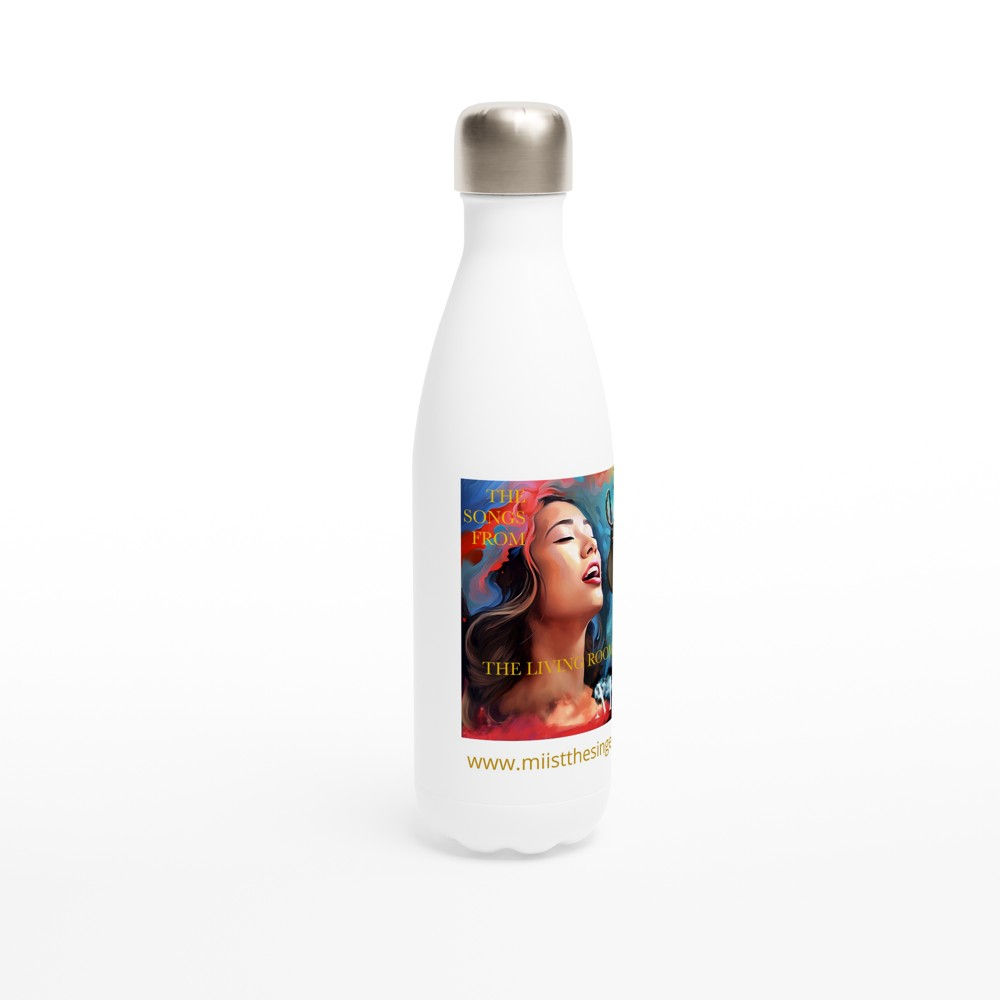 Miist Debut Album White 17oz Stainless Steel Water Bottle