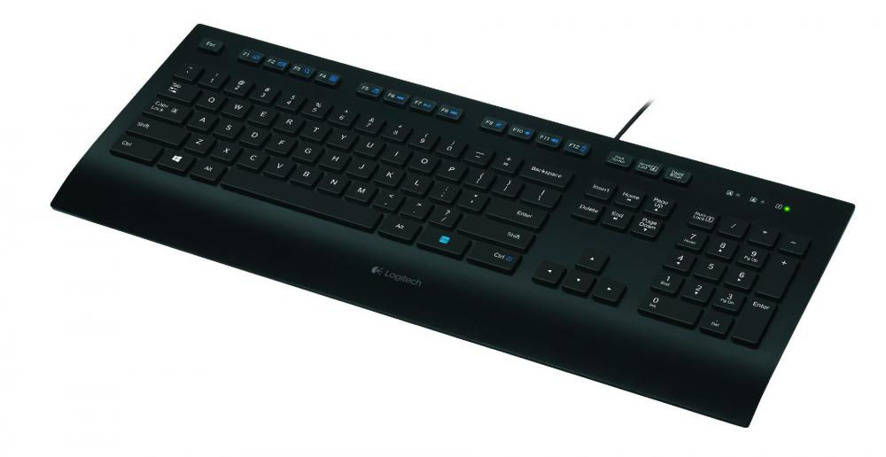 Клавиатура Logitech Corded Keyboard K280e Black USB
