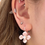Thumbnail: Crystal Acrylic Flower Earring